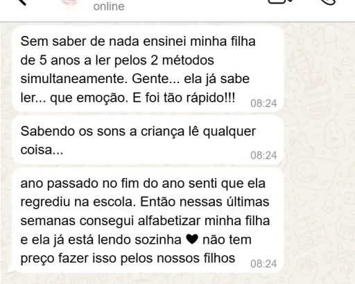 Depoimento de mãe